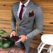 Load image into Gallery viewer, Latest Coat Pant Designs Double Breasted Men Suit Slim Fit Fashion Wedding Suits for Men Prom Groom Tuxedo Jacket with Pants Set