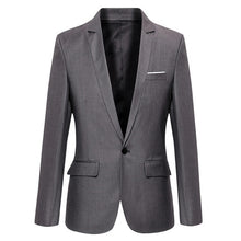 Load image into Gallery viewer, Blue Men Blazers Work Office 2019 Men Tuxedos For Formal Occasions Pockets Coat Blazers Male Custom Men's Business Slim Blazers
