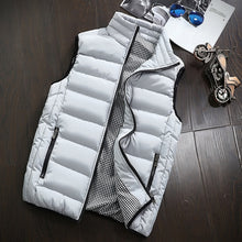 Load image into Gallery viewer, Brand Clothing Vest Jacket Mens New Autumn Warm Sleeveless Jacket Male Winter Casual Waistcoat Men Vest Plus Size Veste Homme
