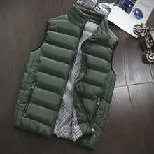 Load image into Gallery viewer, Brand Clothing Vest Jacket Mens New Autumn Warm Sleeveless Jacket Male Winter Casual Waistcoat Men Vest Plus Size Veste Homme
